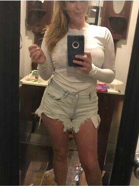 Free people distressed shorts